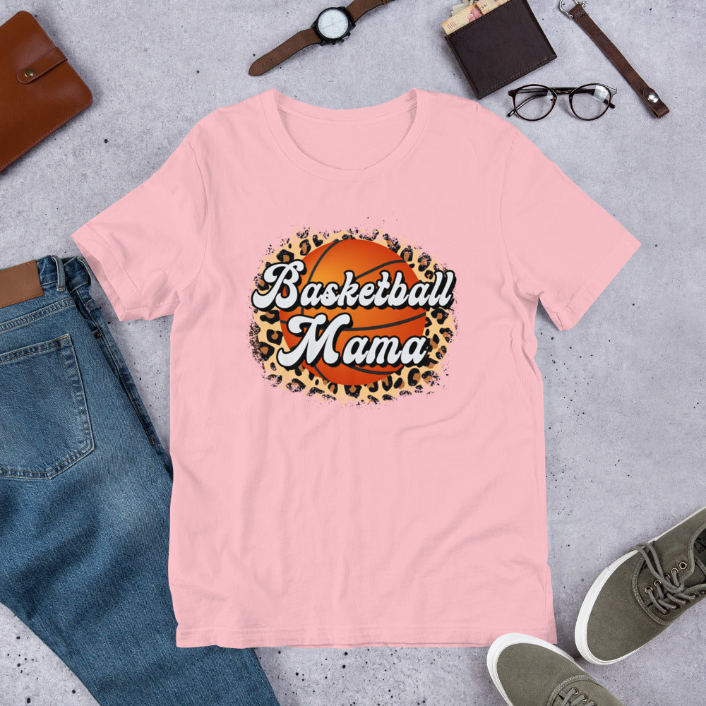 Leopard Basketball Mama Unisex t-shirt