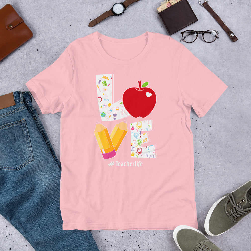 School Love Block - #TeacherLife Unisex t-shirt