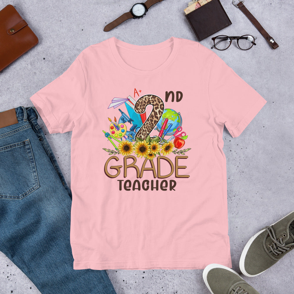 A+ 2nd Grade Teacher Unisex t-shirt