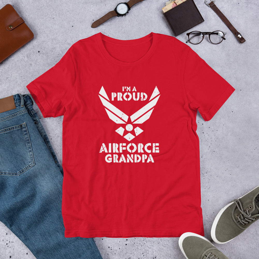 I'm a Proud Air Force Grandpa - Military Veteran Unisex t-shirt