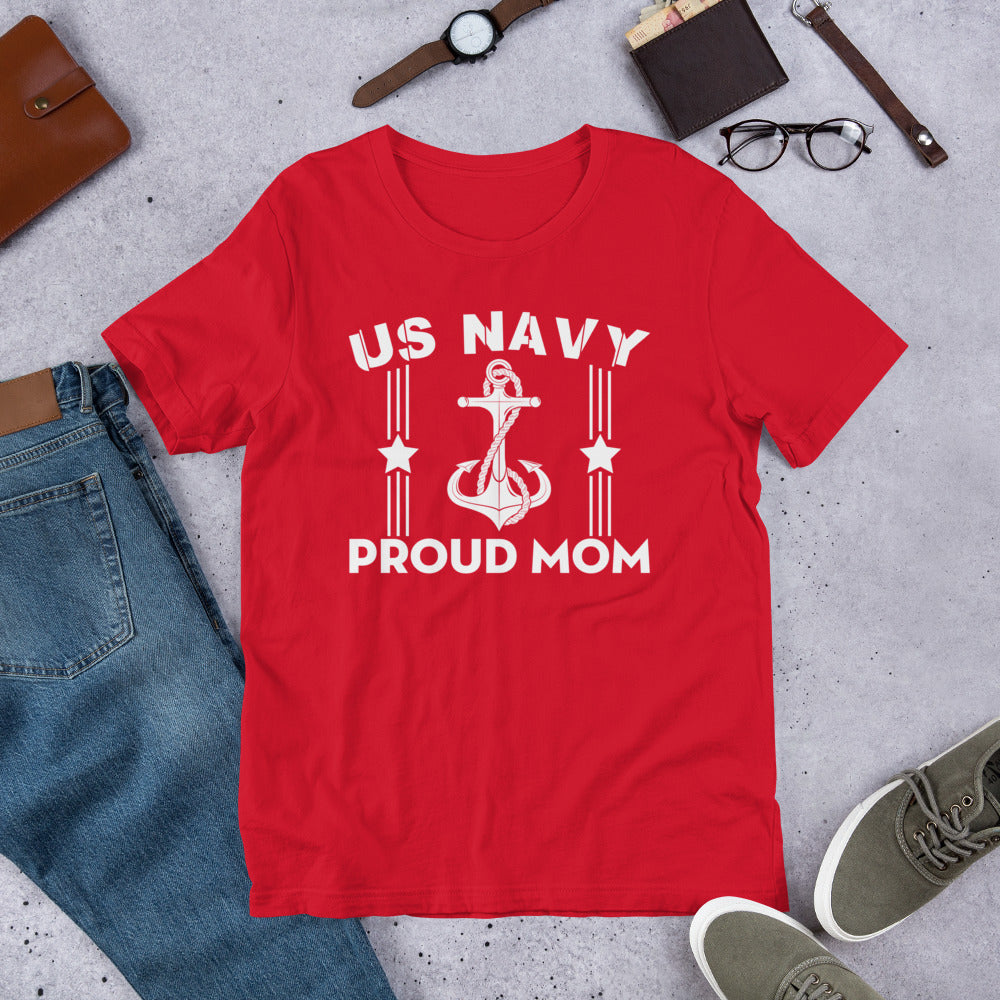 Proud US Navy Mom - Military Veteran Unisex t-shirt