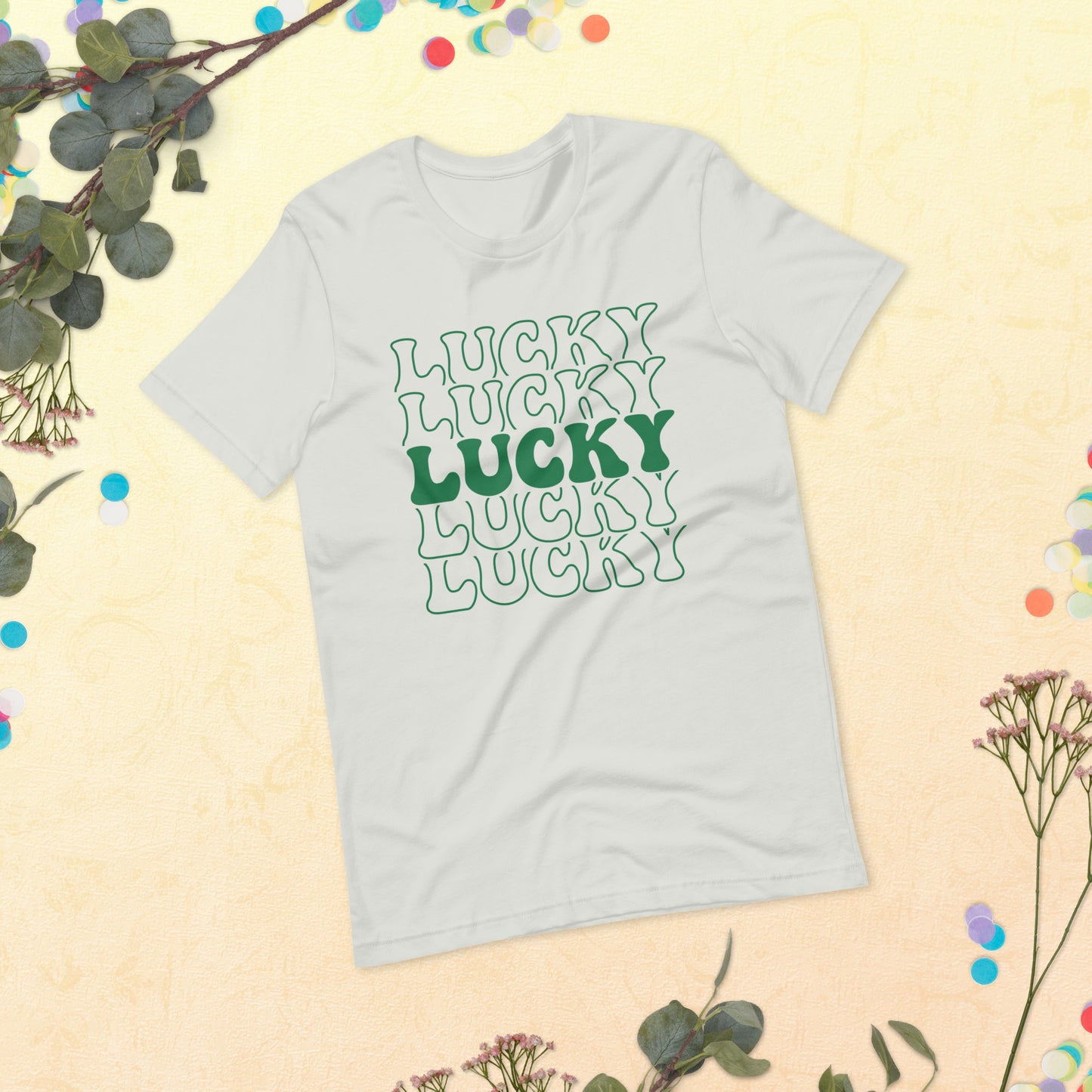 Stacked Lucky St. Patrick's Day Unisex t-shirt