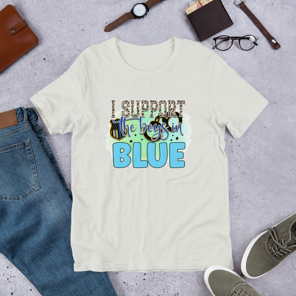 I Support the Boys in Blue Police Unisex t-shirt