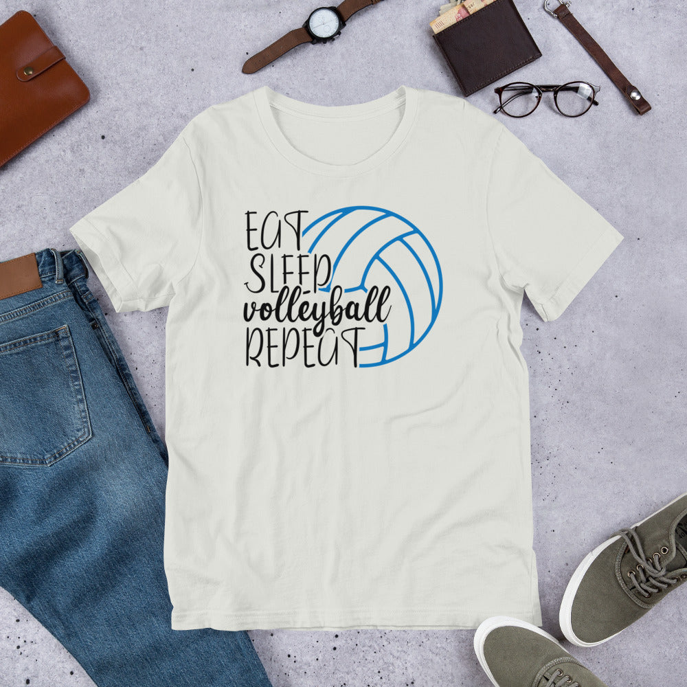 Eat Sleep Volleyball Repeat Unisex t-shirt