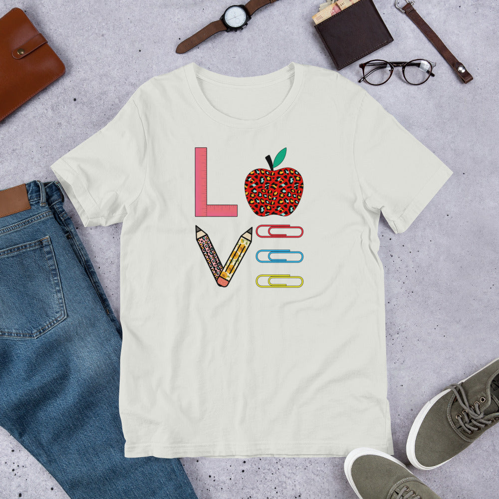 School Love Block - Paper Clips Unisex t-shirt