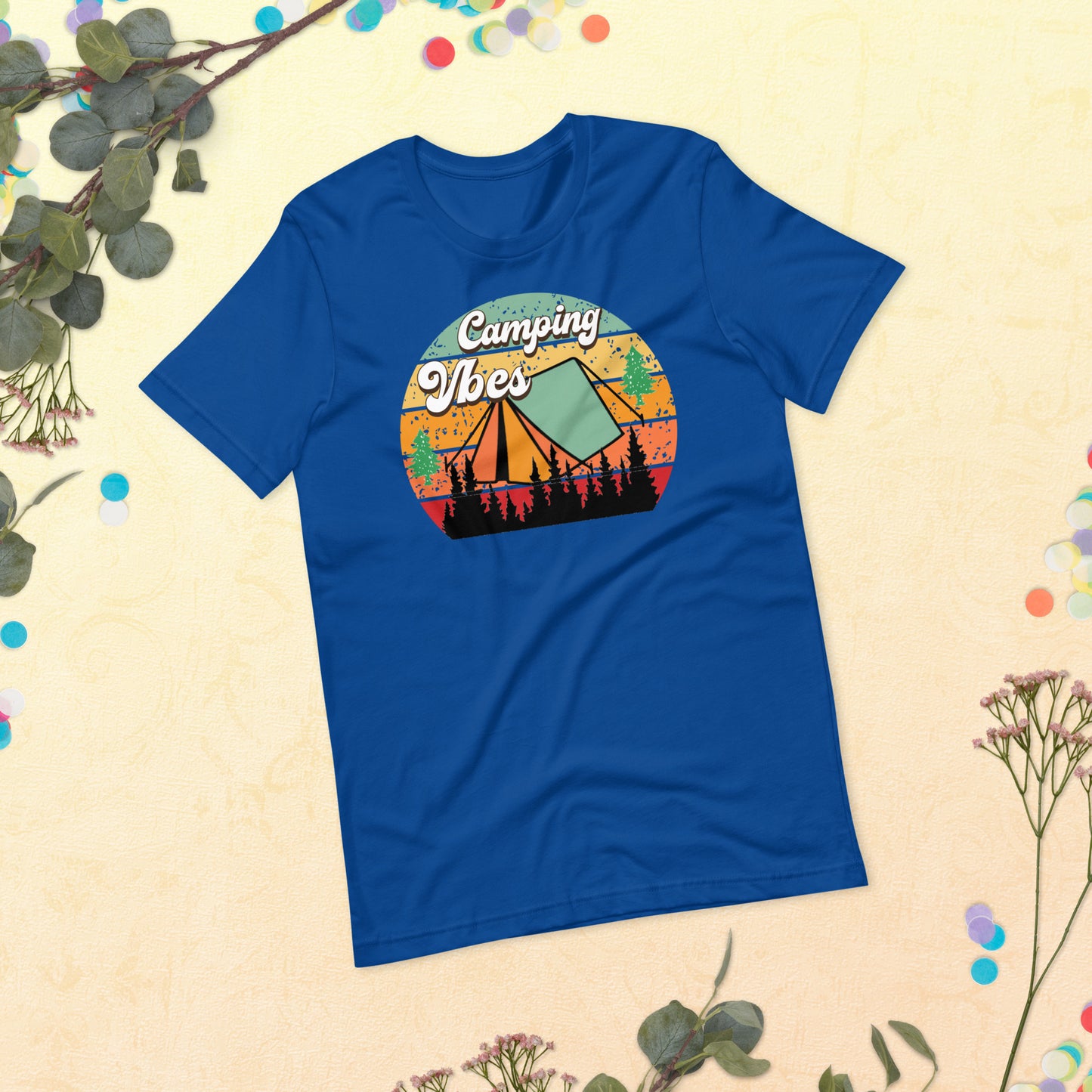 Camping Vibes Outdoor Unisex t-shirt