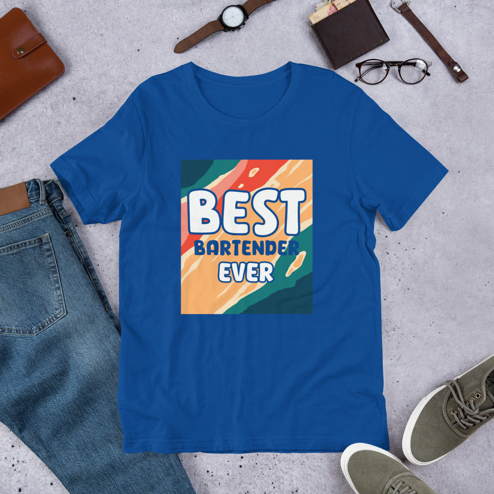 Best Bartender Ever Unisex t-shirt