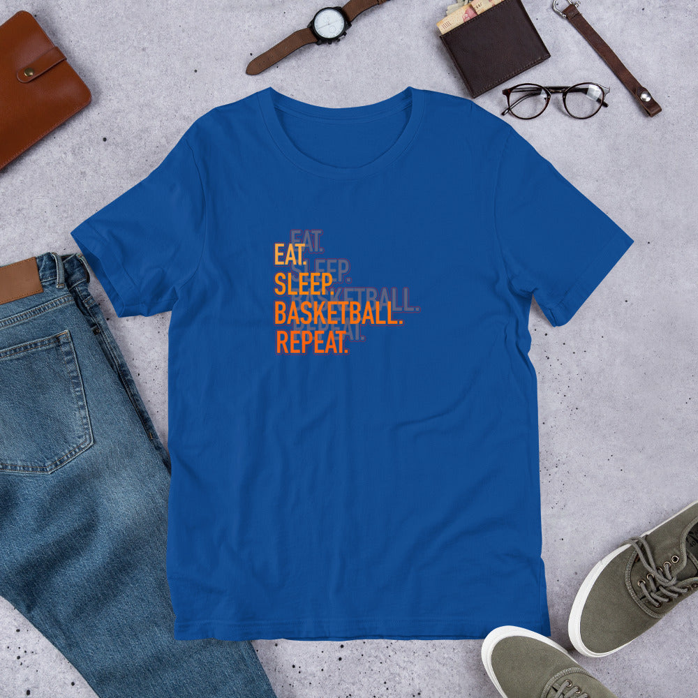 Eat Sleep Basketball Repeat Unisex t-shirt