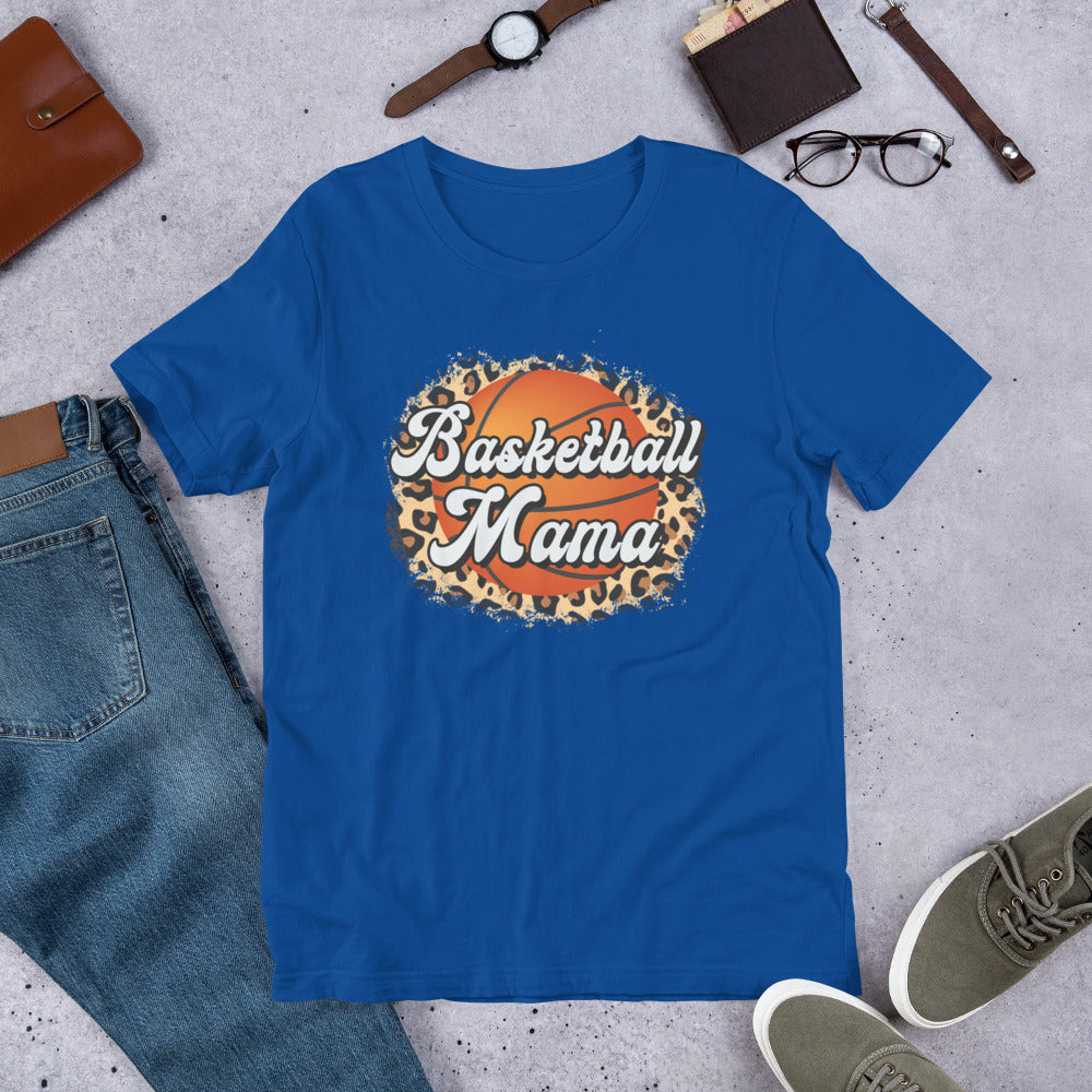 Leopard Basketball Mama Unisex t-shirt