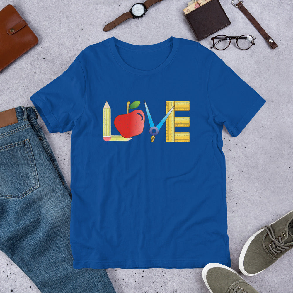 Teacher Love Unisex t-shirt