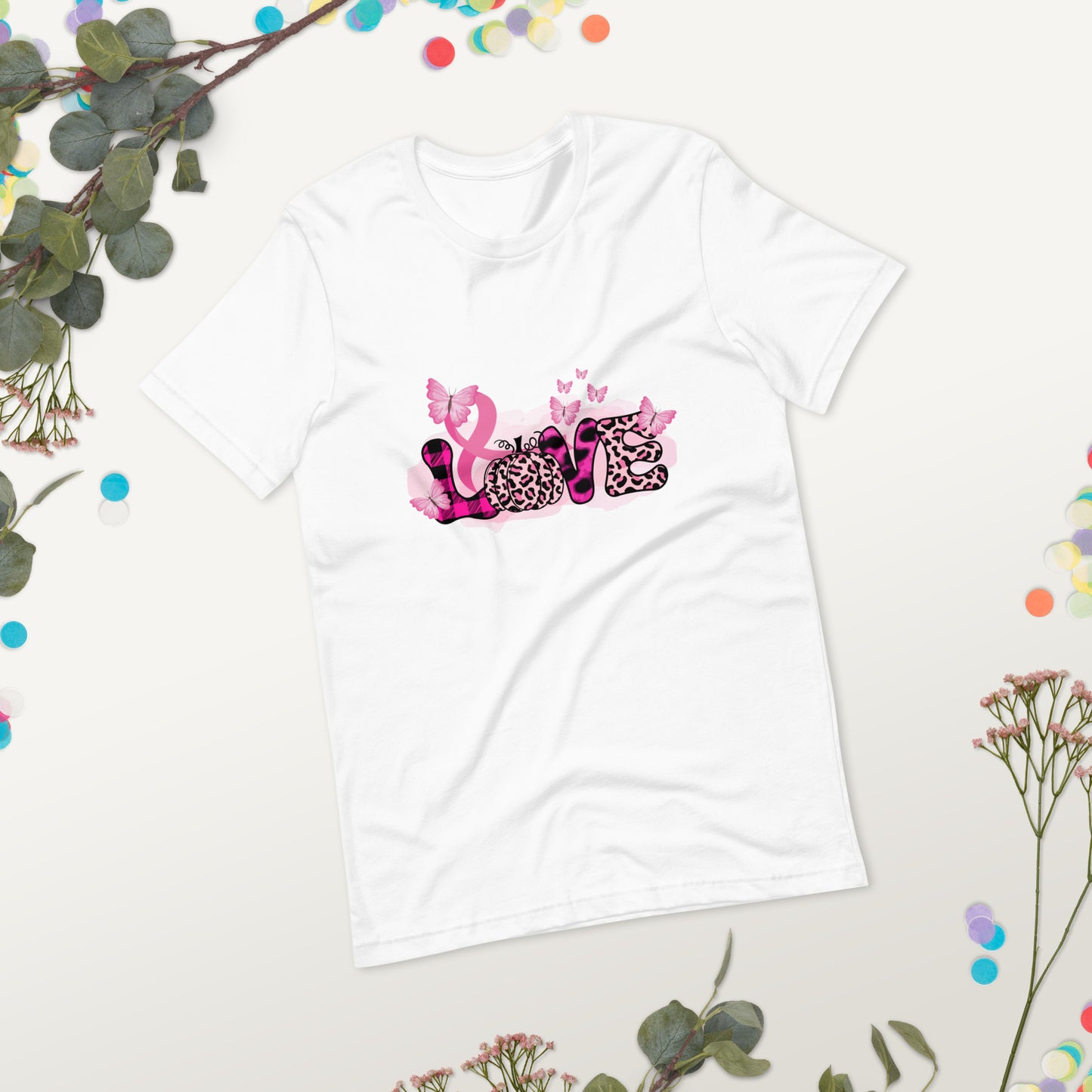 Breast Cancer Awareness Love Unisex t-shirt