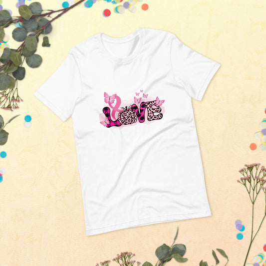 Breast Cancer Awareness Love Unisex t-shirt