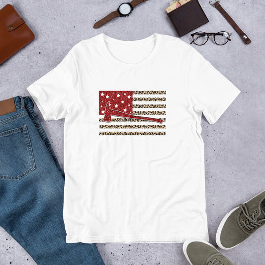 Firefighter Flag Unisex t-shirt