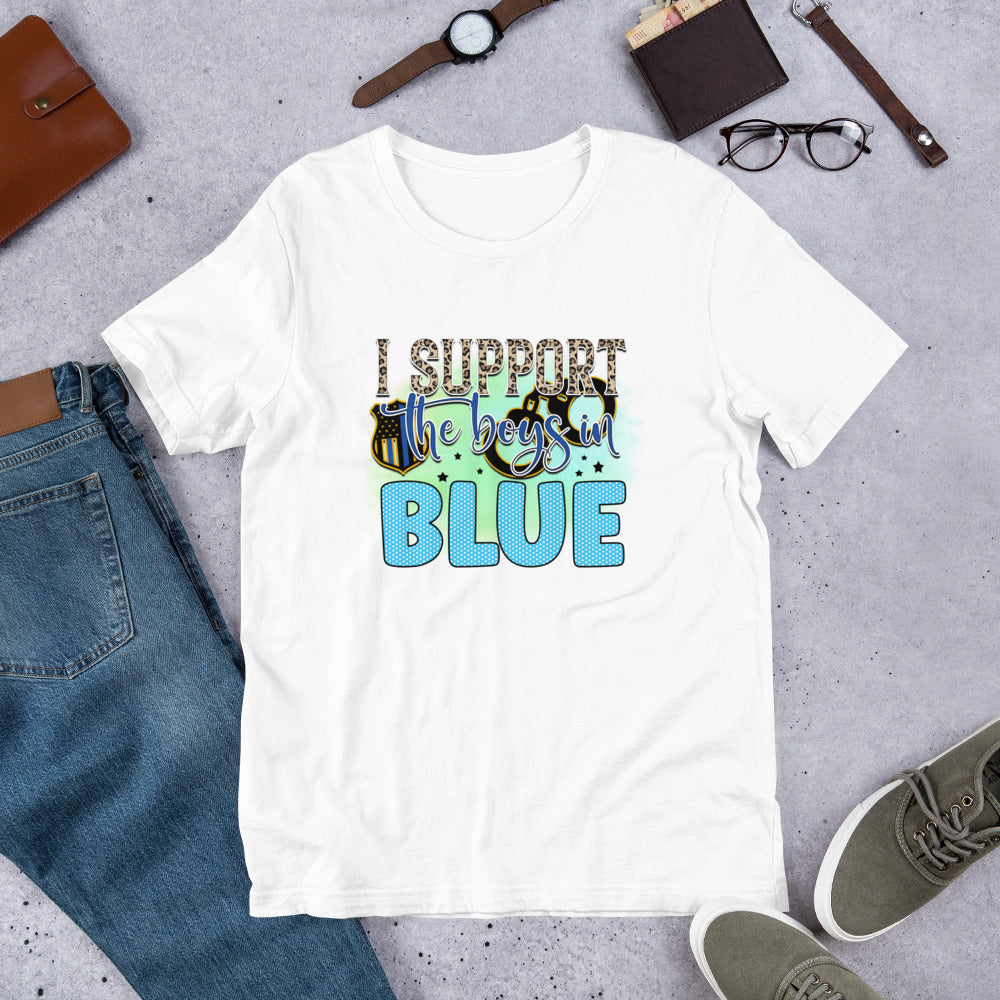 I Support the Boys in Blue Police Unisex t-shirt