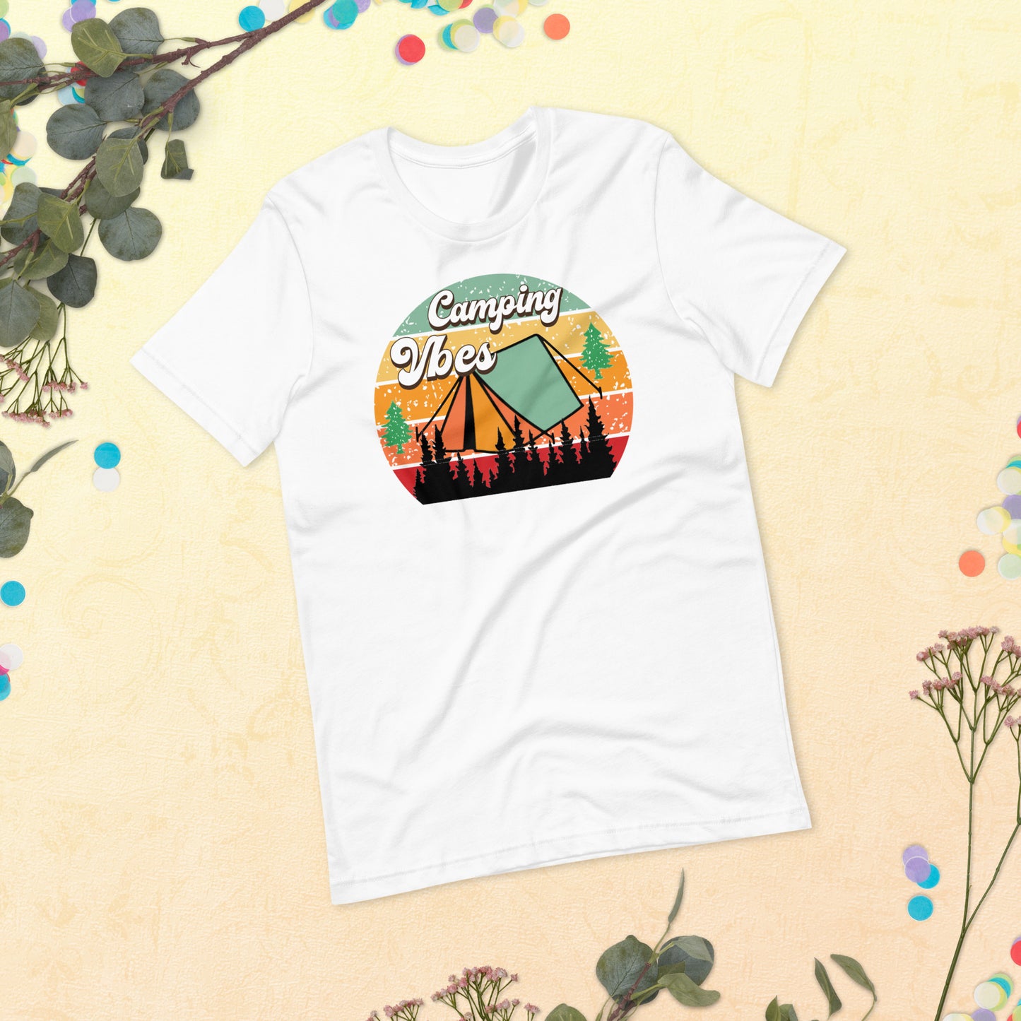 Camping Vibes Outdoor Unisex t-shirt