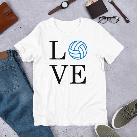 Volleyball Love Block Unisex t-shirt