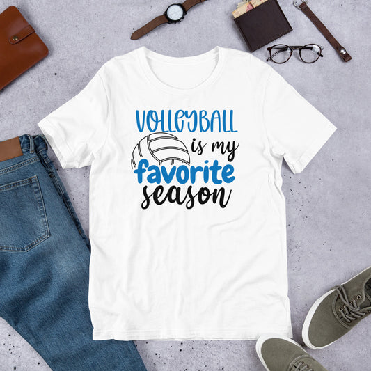 Volleyball is My Favorite Season Unisex t-shirt