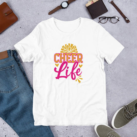 Cheer Life Cheerleader Unisex t-shirt