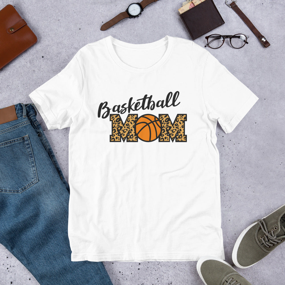 Basketball Mom Leopard Unisex t-shirt