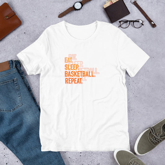 Eat Sleep Basketball Repeat Unisex t-shirt