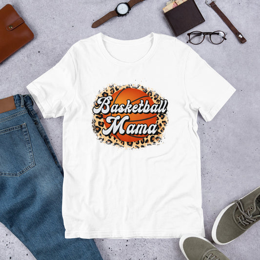 Leopard Basketball Mama Unisex t-shirt