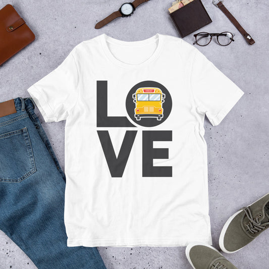 School Love Block - Bus Driver Unisex t-shirt