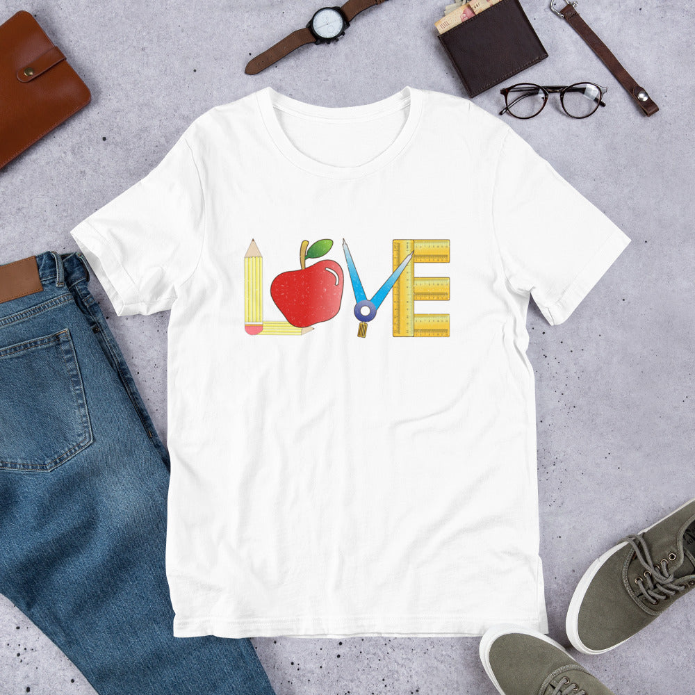 Teacher Love Unisex t-shirt