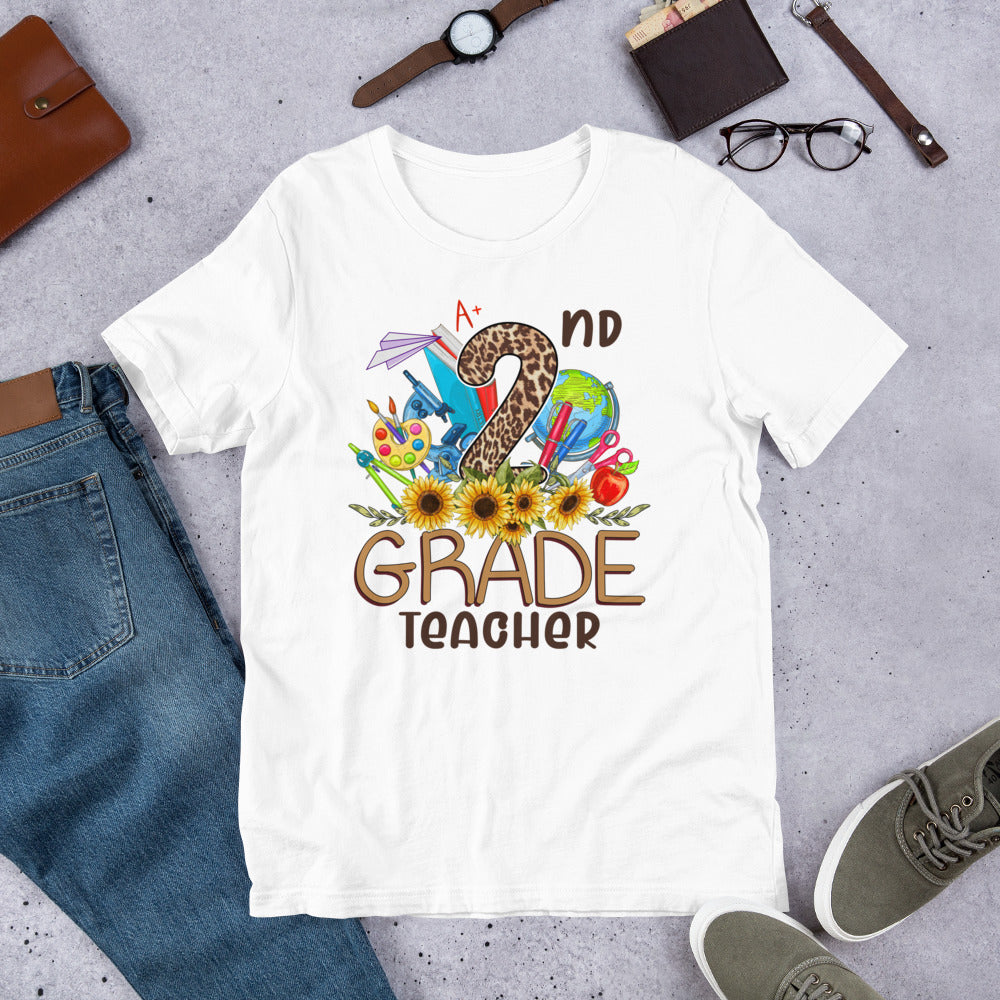 A+ 2nd Grade Teacher Unisex t-shirt