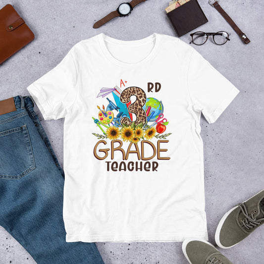 A+ 3rd Grade Teacher Unisex t-shirt