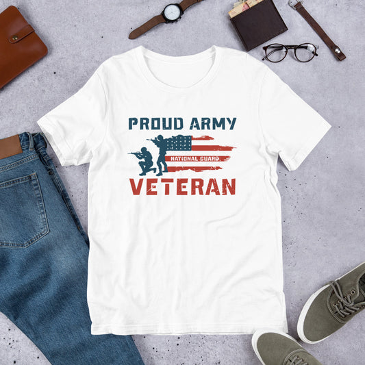 Proud Army National Guard Veteran - Military Veteran Unisex t-shirt