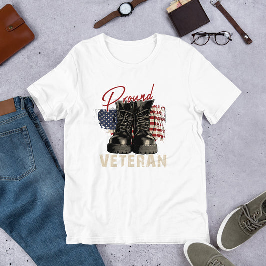 Proud US Veteran - Military Veteran Unisex t-shirt