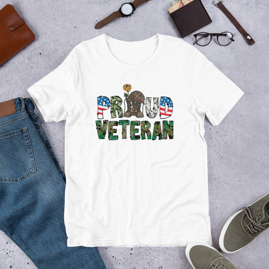 Proud Veteran - Military Veteran Unisex t-shirt