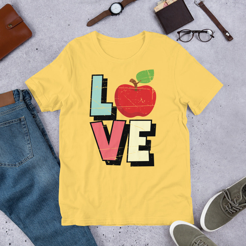 School Love Block - Apple Unisex t-shirt