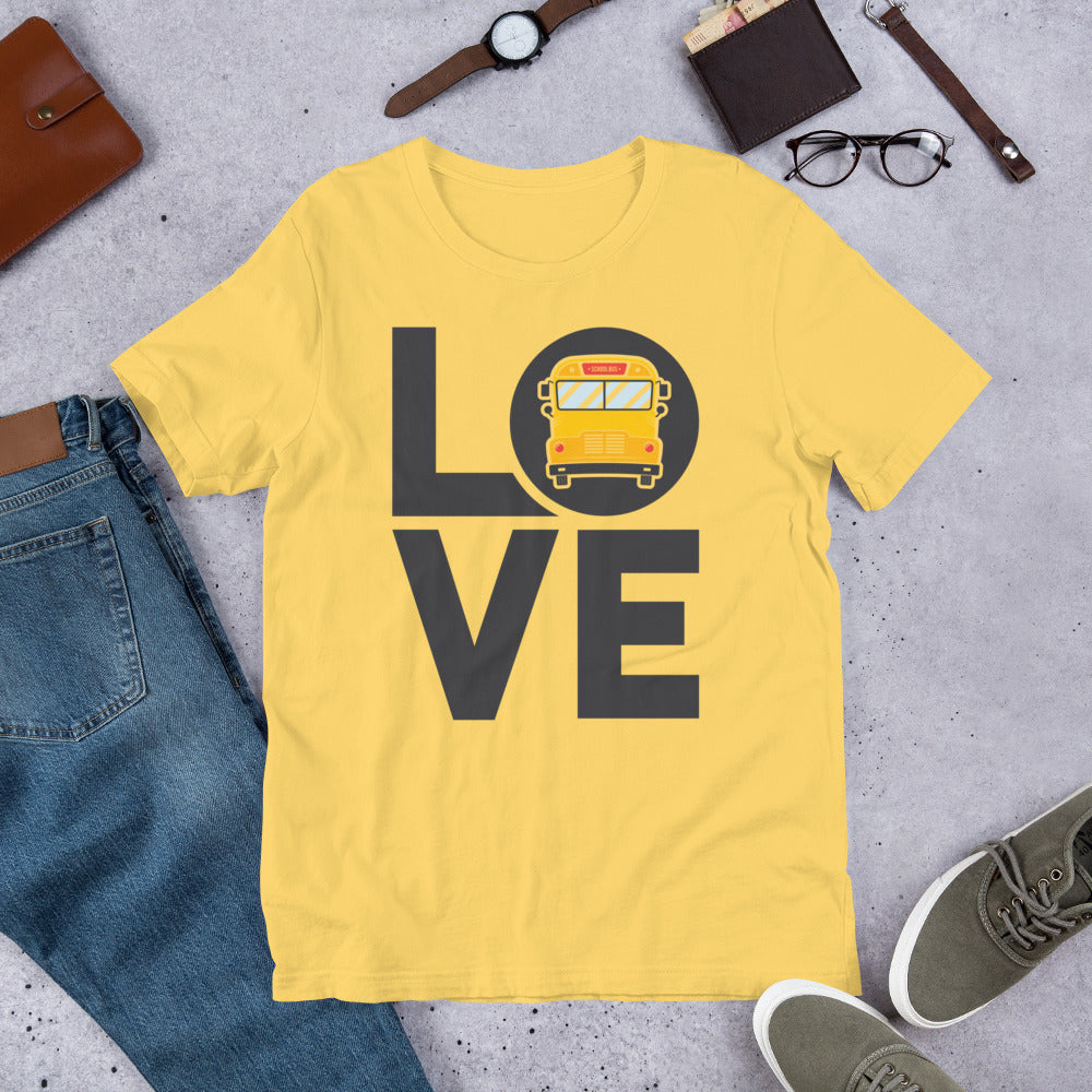 School Love Block - Bus Driver Unisex t-shirt