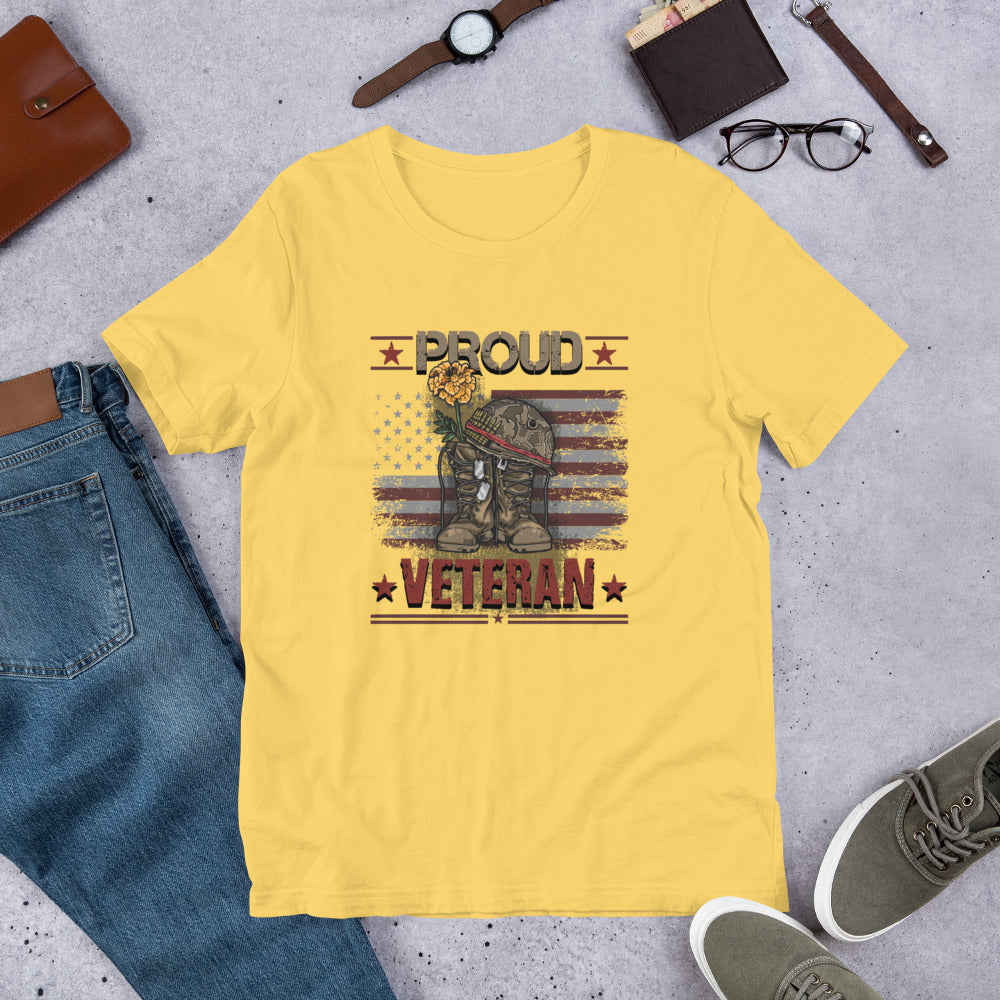 Proud US Veteran - Military Veteran Unisex t-shirt