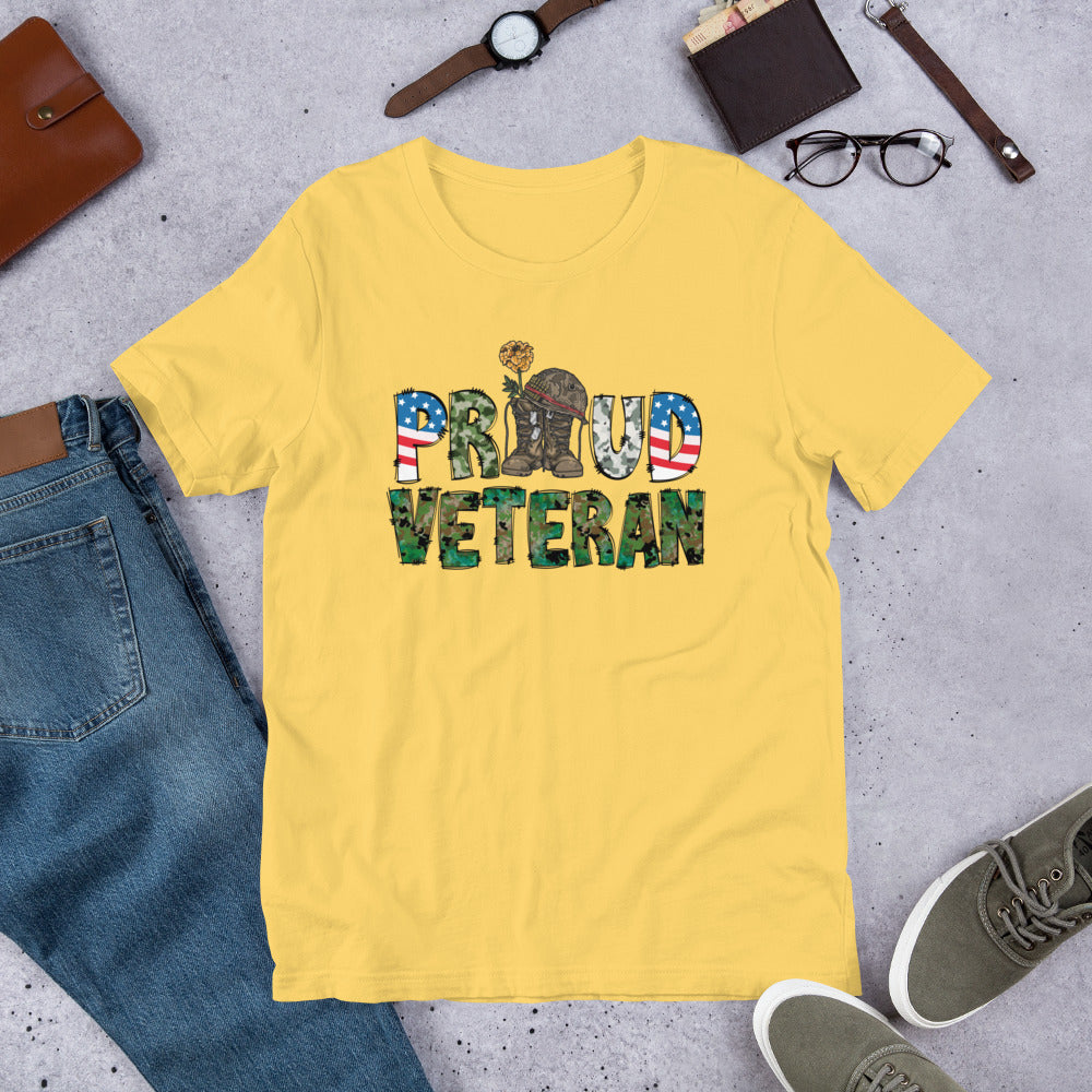 Proud Veteran - Military Veteran Unisex t-shirt