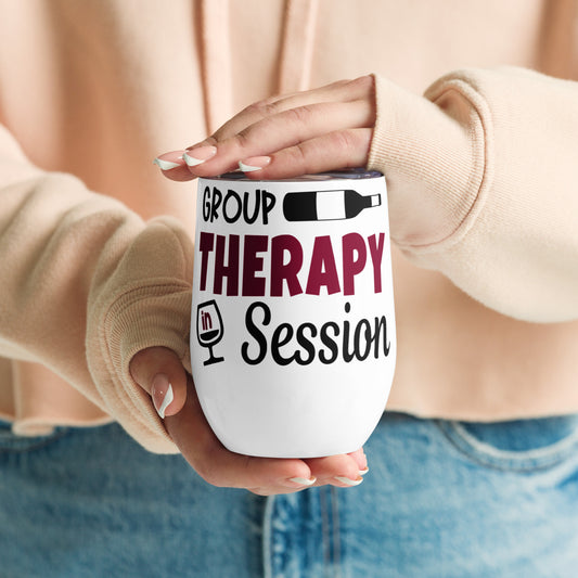 Group Therapy Session - Wine tumbler