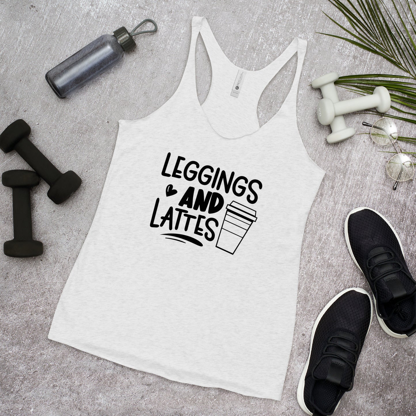 Leggings and Lattes Gym Women's Racerback Tank