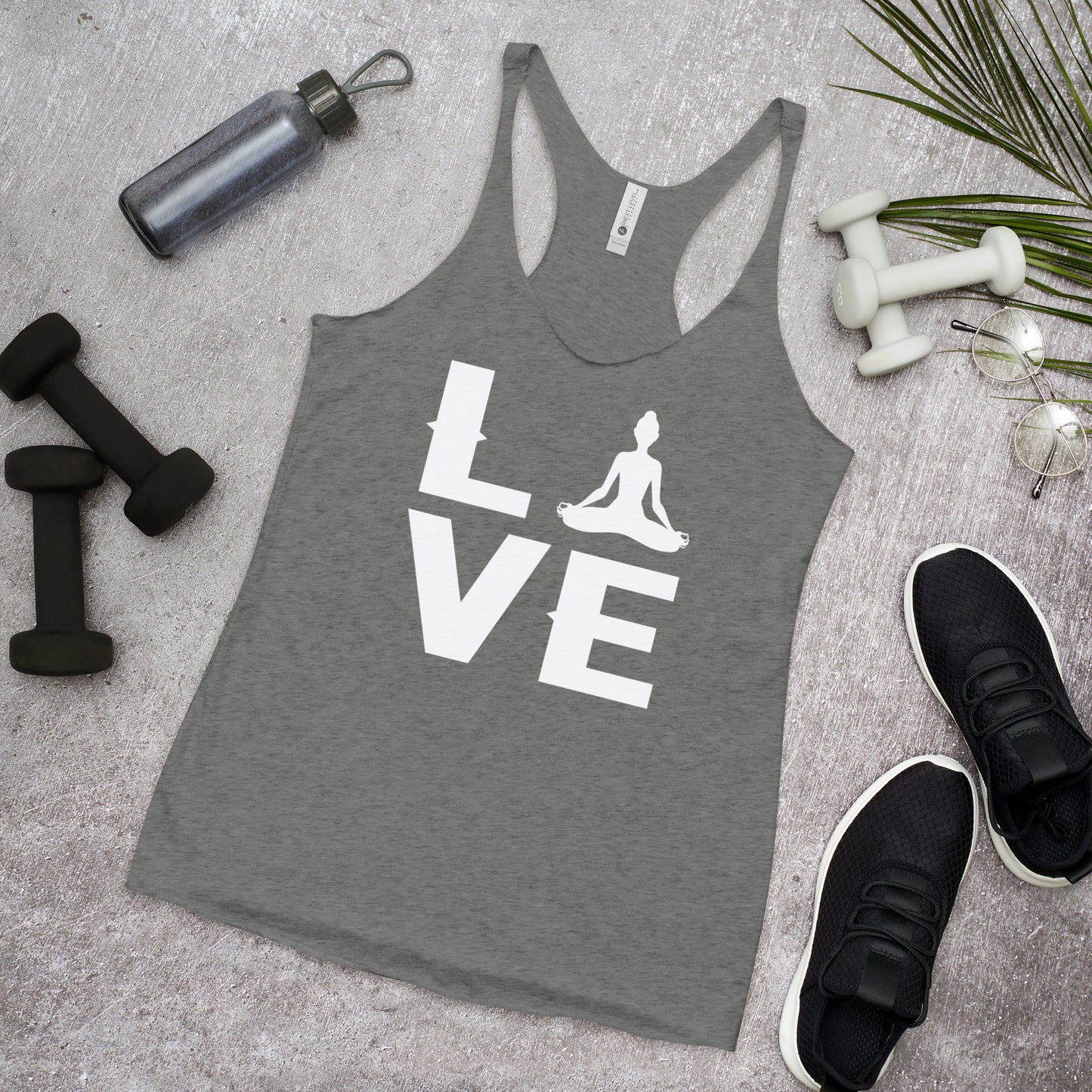 Yoga Love Block Women's Racerback Tank