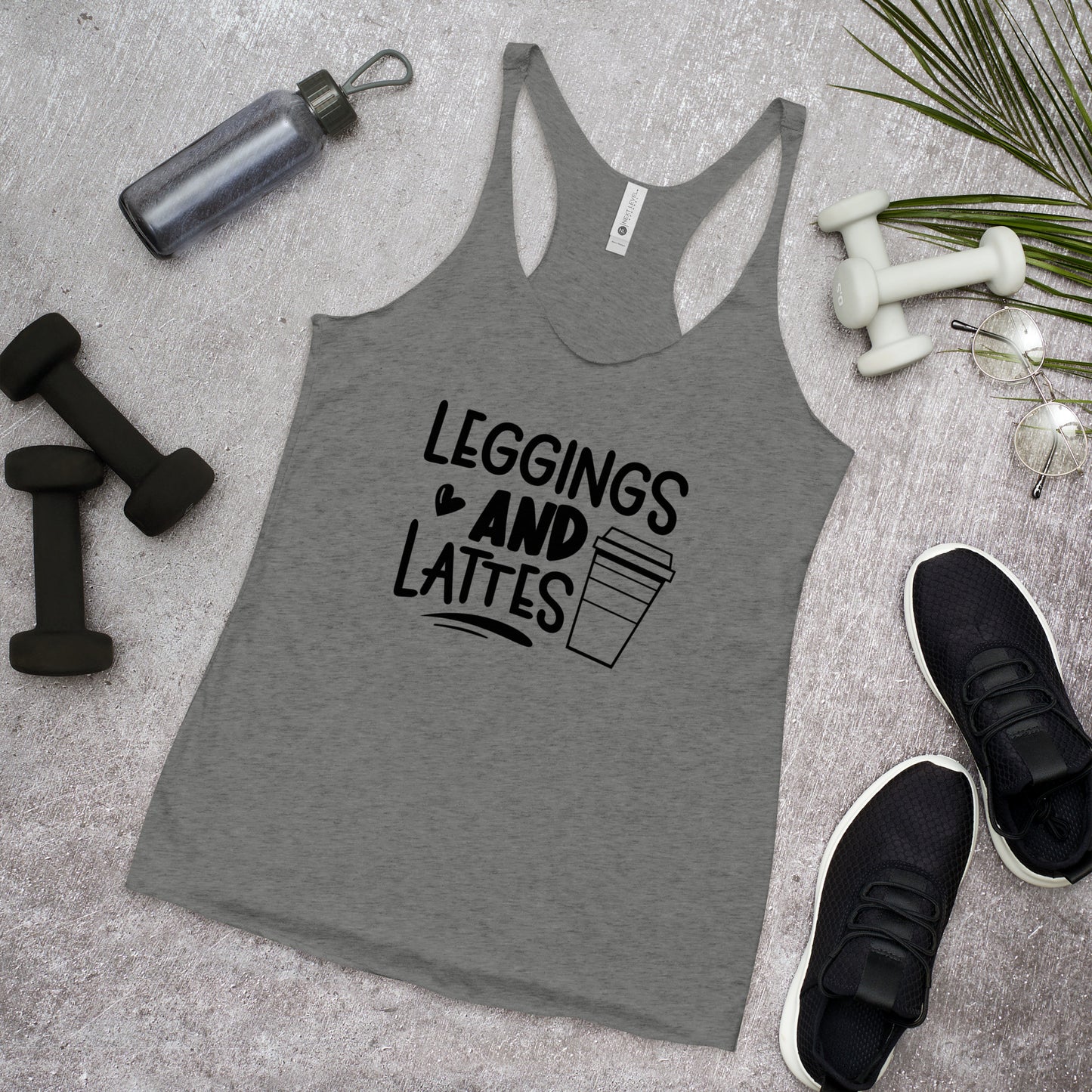 Leggings and Lattes Gym Women's Racerback Tank