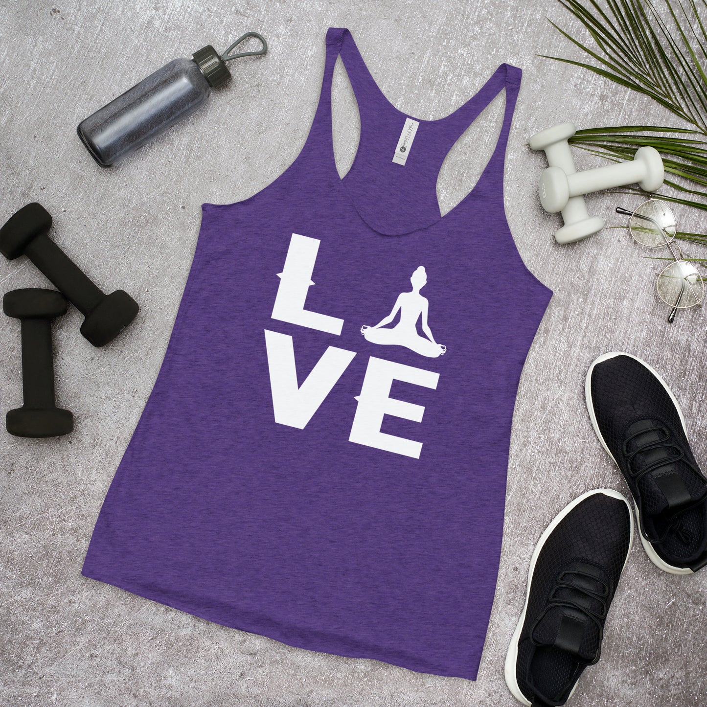 Yoga Love Block Women's Racerback Tank