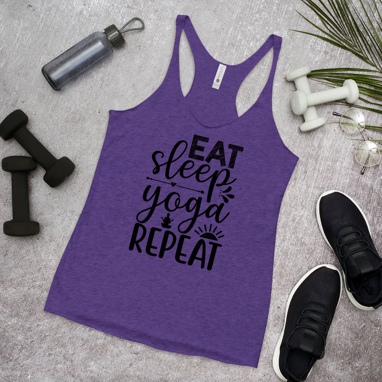 Eat Sleep Yoga Repeat Women's Racerback Tank