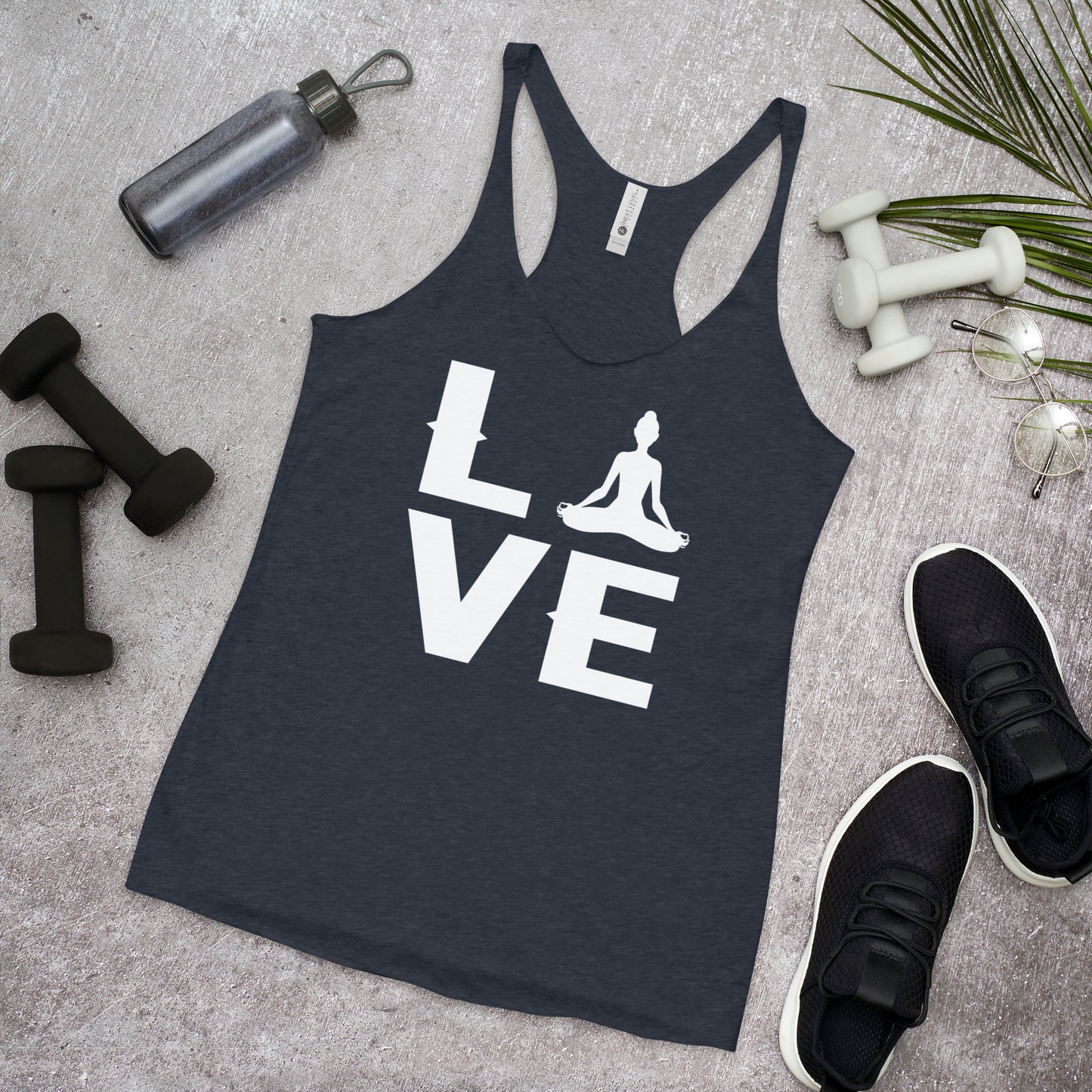 Yoga Love Block Women's Racerback Tank