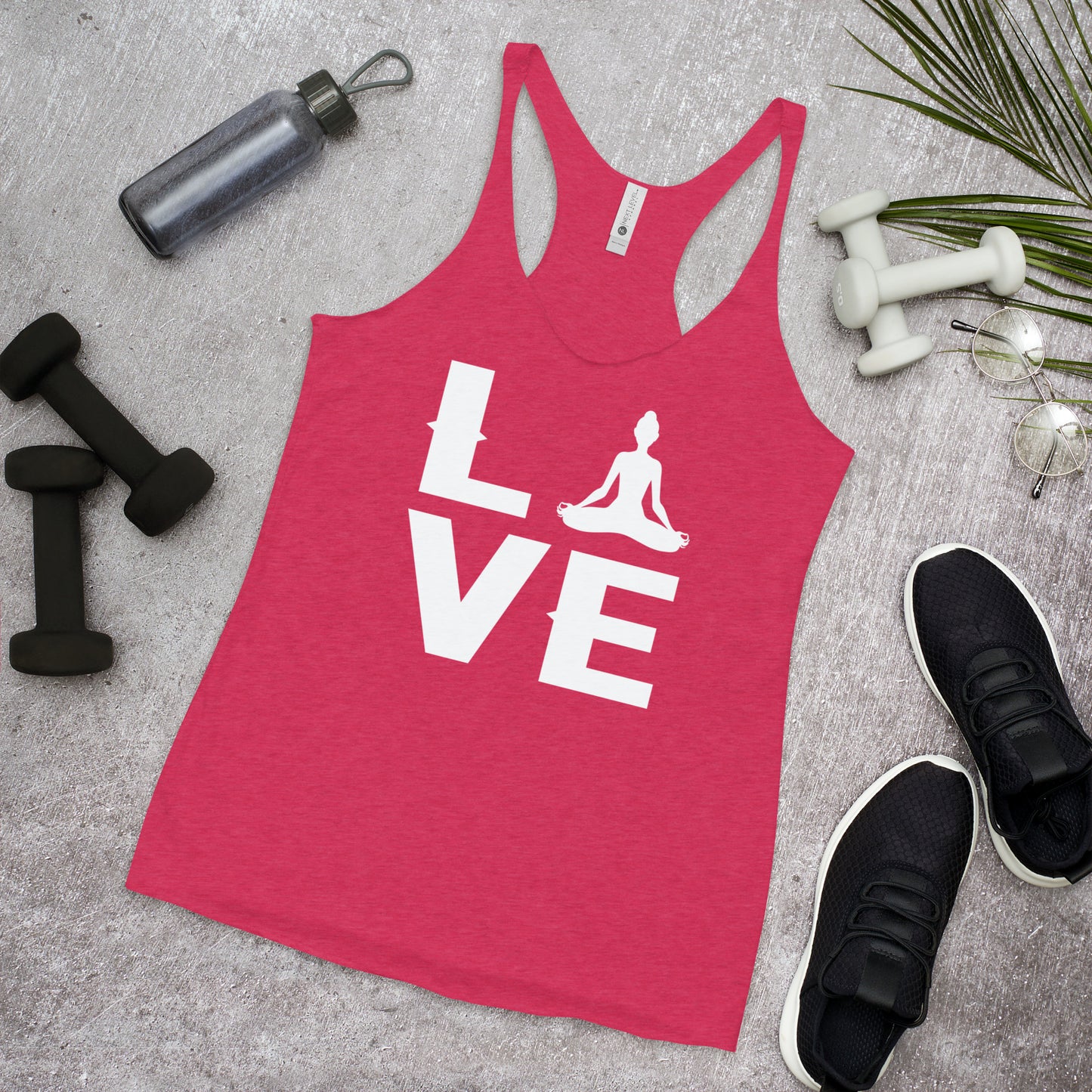 Yoga Love Block Women's Racerback Tank