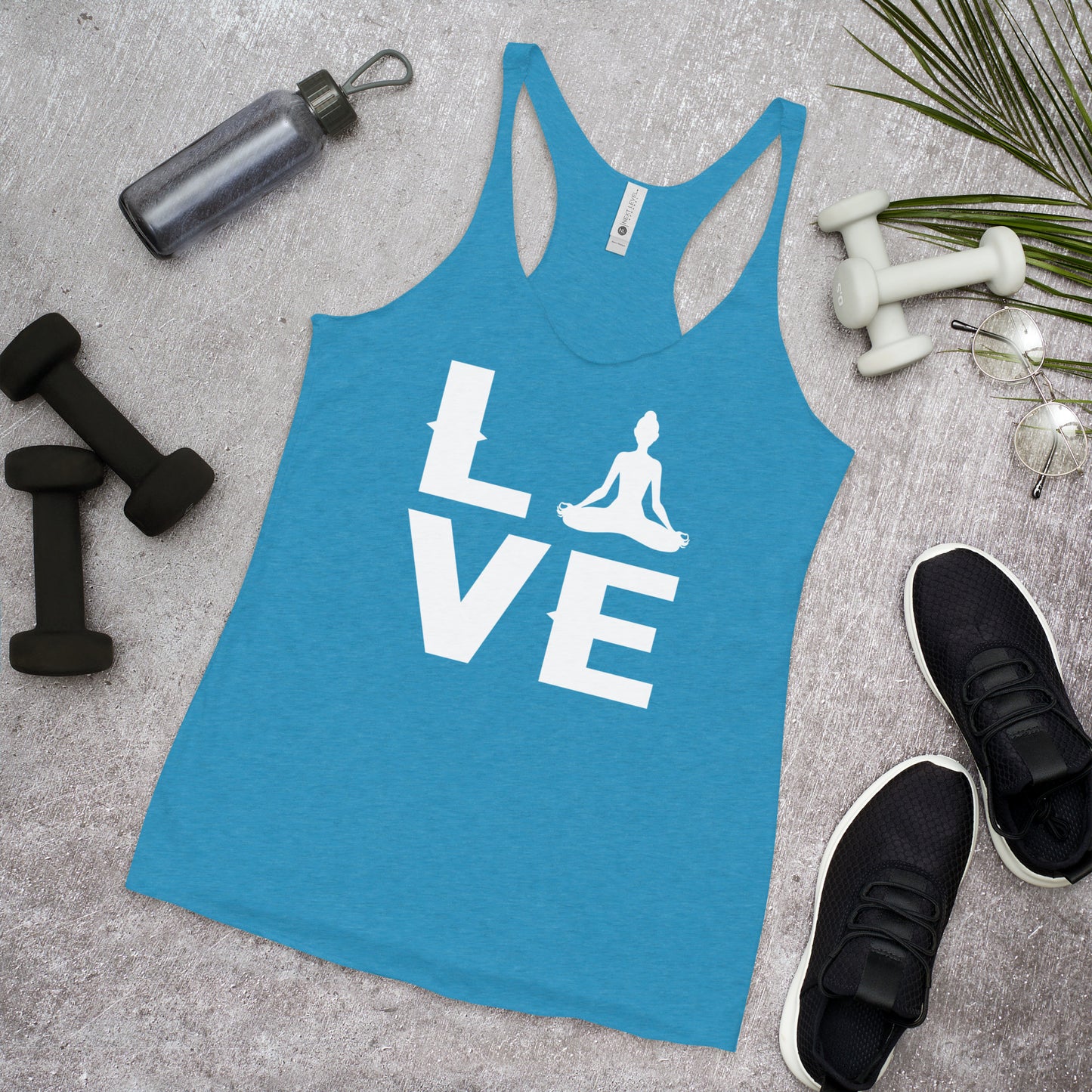 Yoga Love Block Women's Racerback Tank