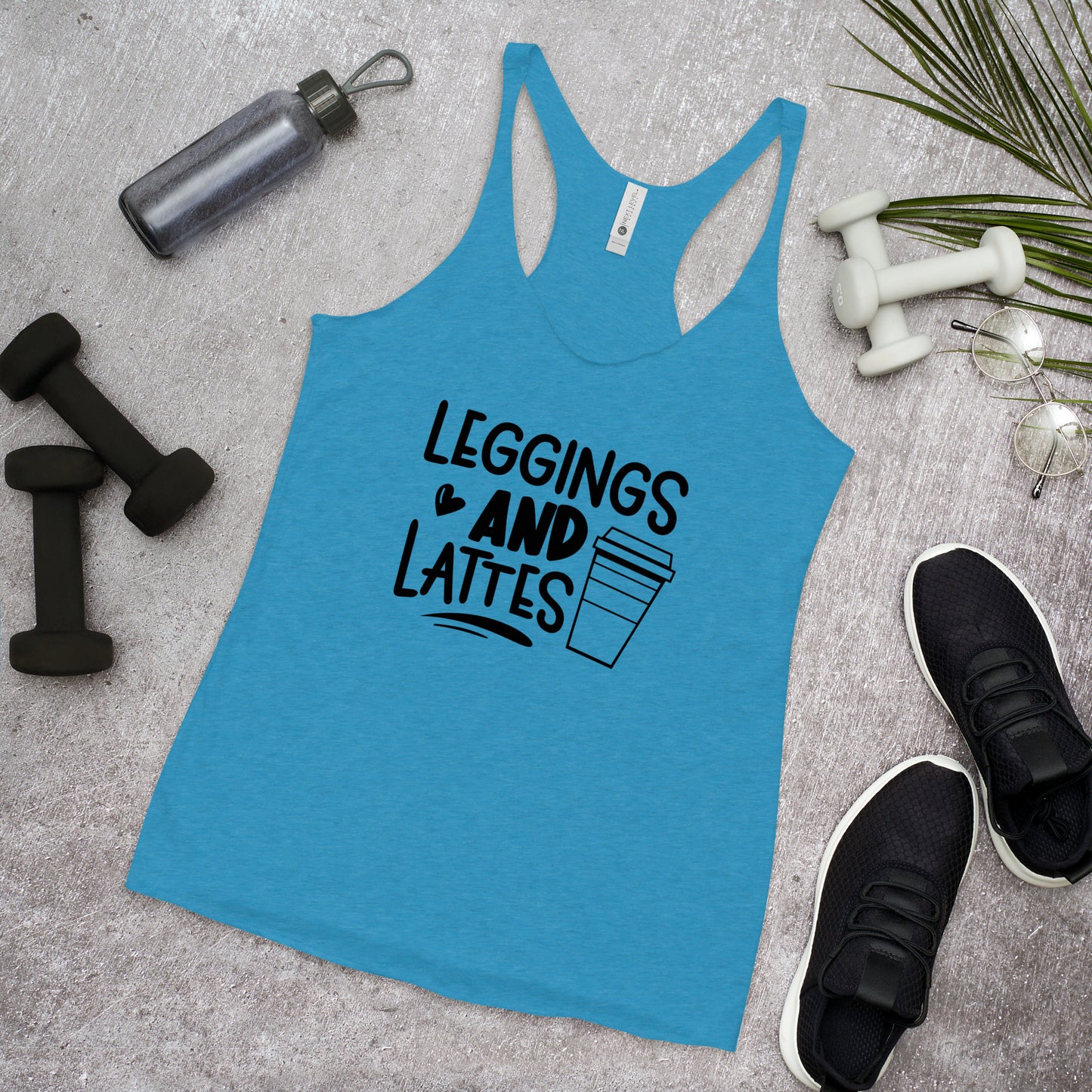 Leggings and Lattes Gym Women's Racerback Tank