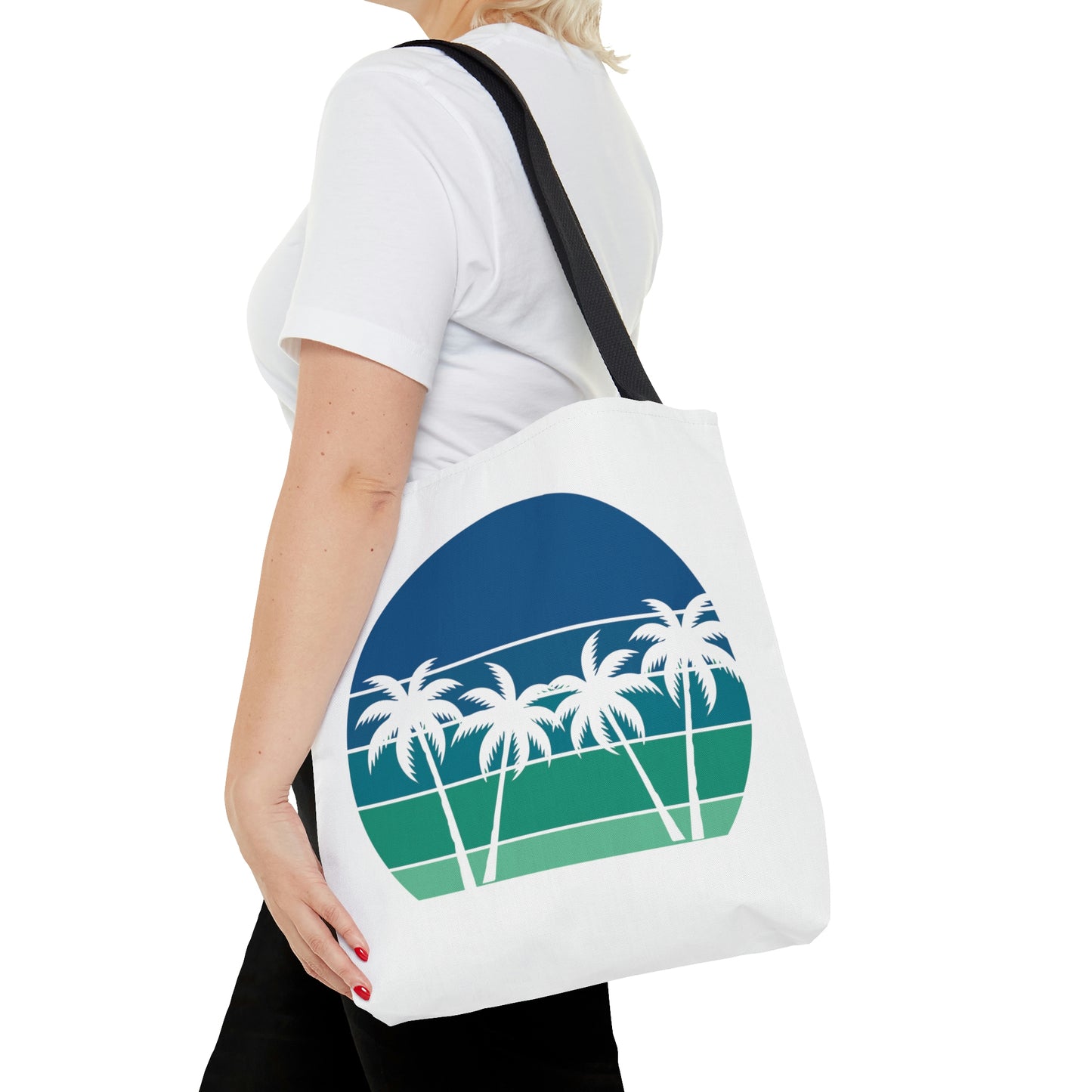 My Heart Belongs to the Sea Summer Sunset Tote Bag (AOP)