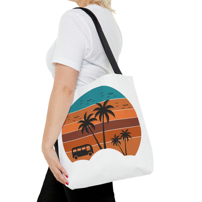 Beach Mode Summer Sunset Tote Bag (AOP)