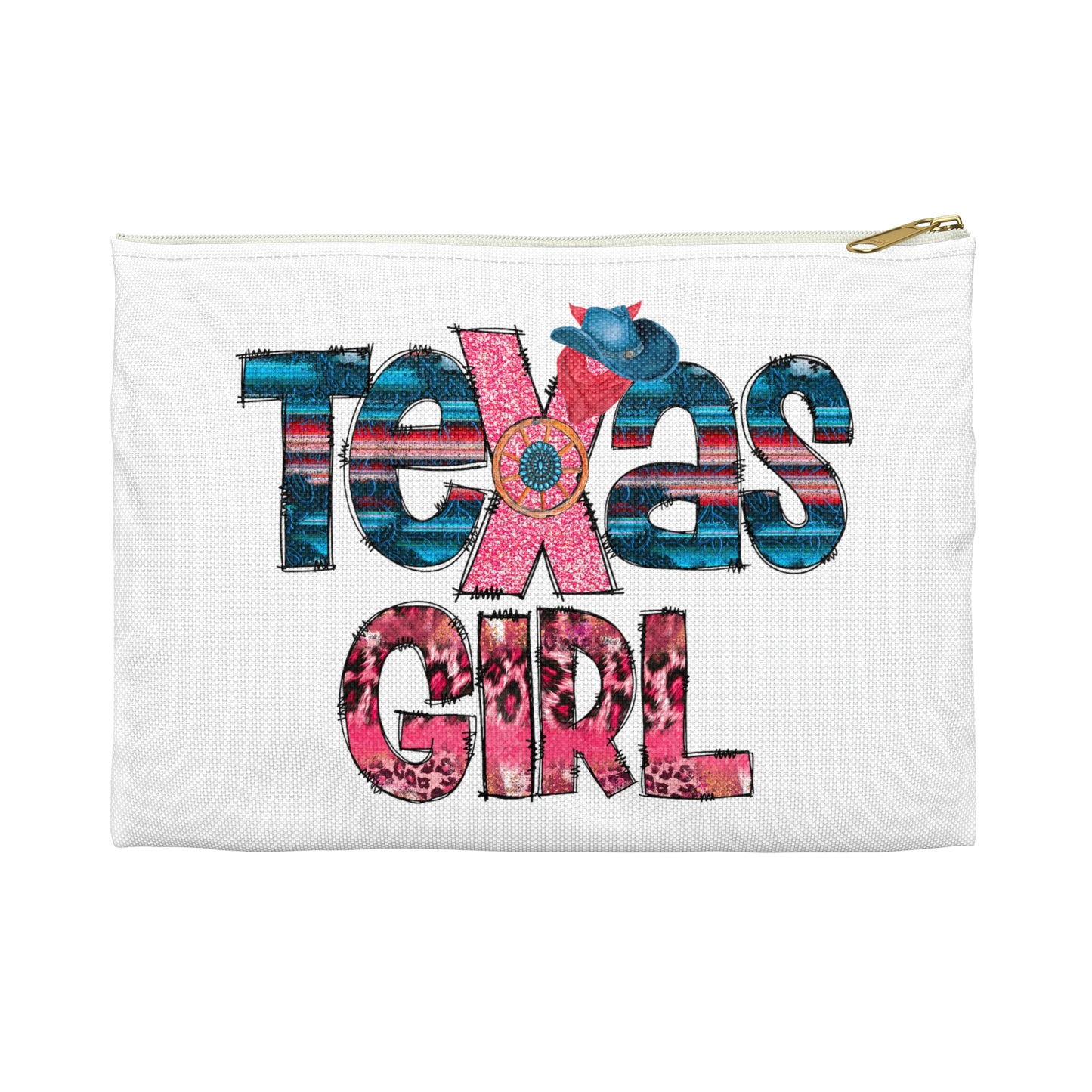 Texas Girl Accessory Pouch