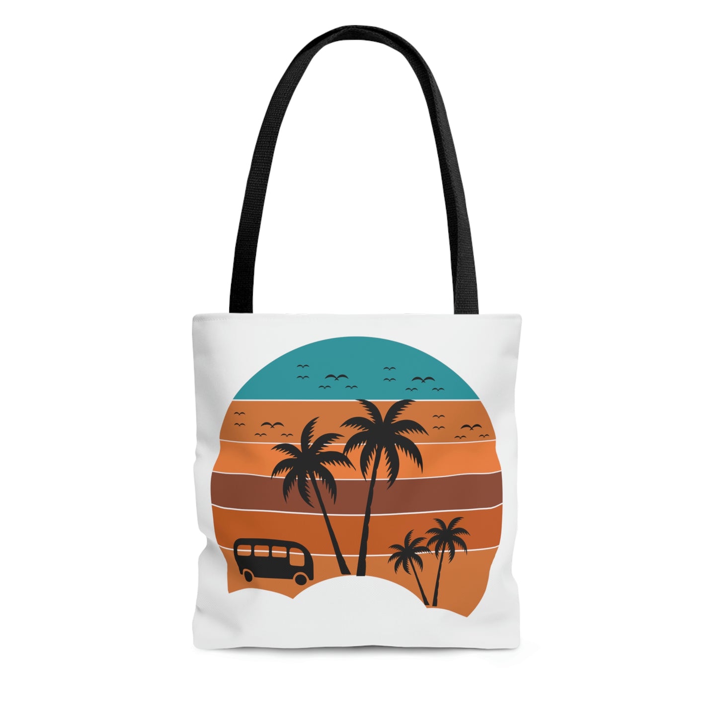 Beach Mode Summer Sunset Tote Bag (AOP)